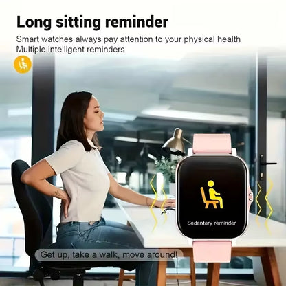 New Smartwatch Bluetooth Talking Smartwatch Dialer Smart Clock Fitness Tracker Sleep Logging Smartwatch for Android IOS