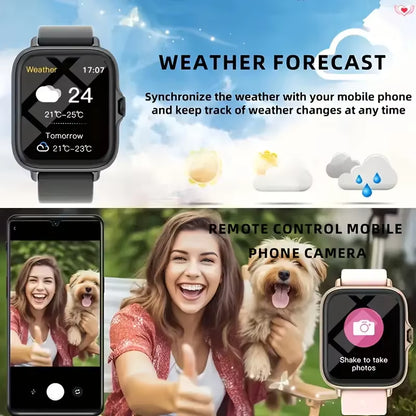 New Smartwatch Bluetooth Talking Smartwatch Dialer Smart Clock Fitness Tracker Sleep Logging Smartwatch for Android IOS